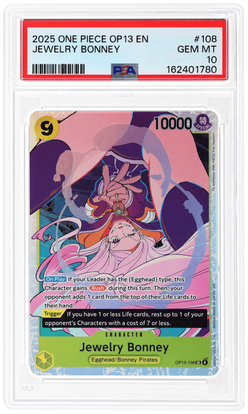 2025 One Piece Carrying On His Will Jewelry Bonney #OP13108 PSA 10
