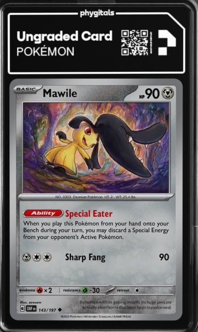 2023 Mawile Obsidian Flames #143