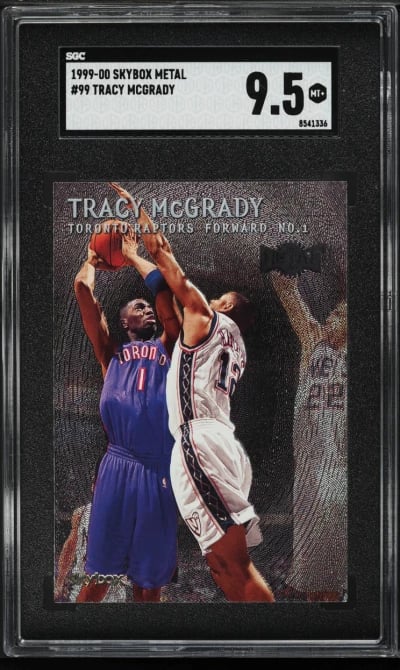 1999 Metal Basketball Tracy McGrady #99 SGC 9.5 MINT+