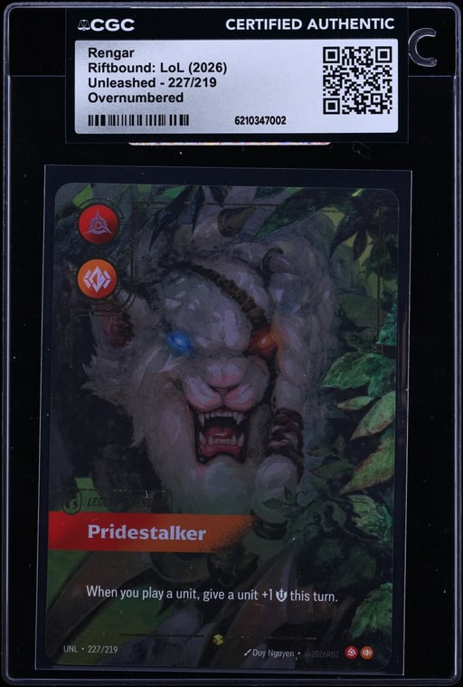 2026 Riftbound: LoL Unleashed Rengar #227 CGC AUTH