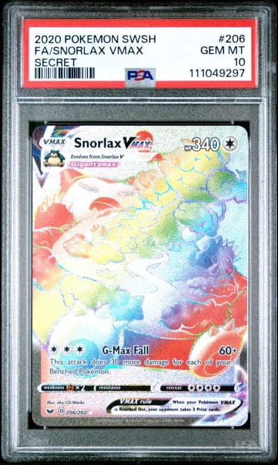 2020 POKEMON SWORD & SHIELD SECR
