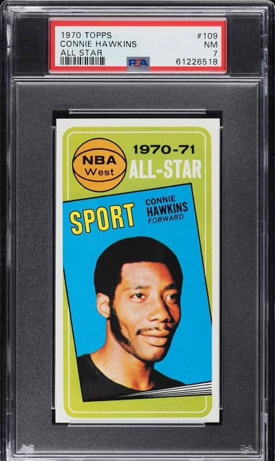 1970 Topps Basketball Connie Haw