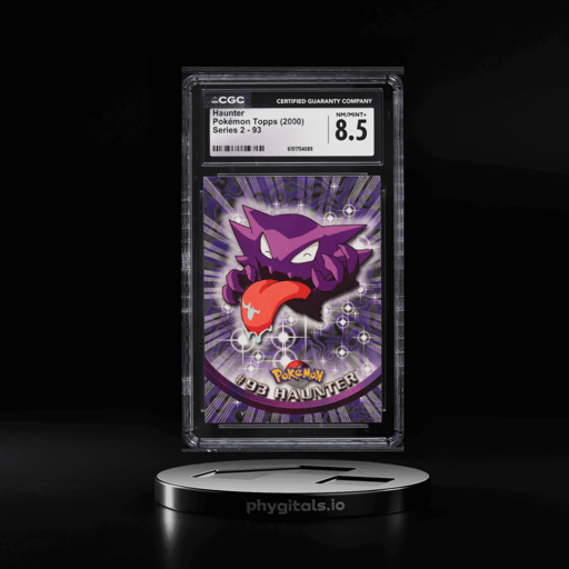 2000 Topps Pokemon Series 2 Haunter #93 CGC 8.5 NM-MT+