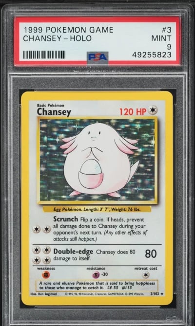 1999 Pokemon Base Set Holo Chans