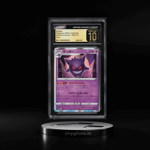 2022 Pokemon Japanese Sword & Shield VSTAR Universe Holo Gengar #48 CGC 10 PRISTINE