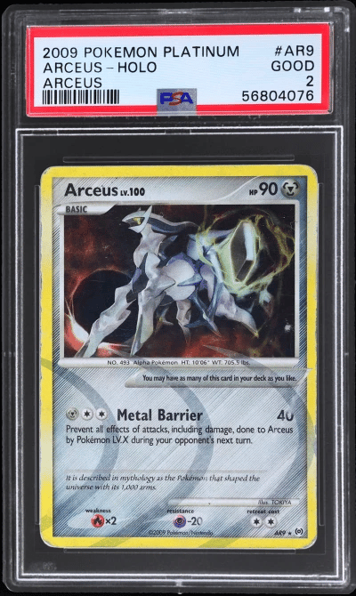 2009 Pokemon Platinum Arceus Hol