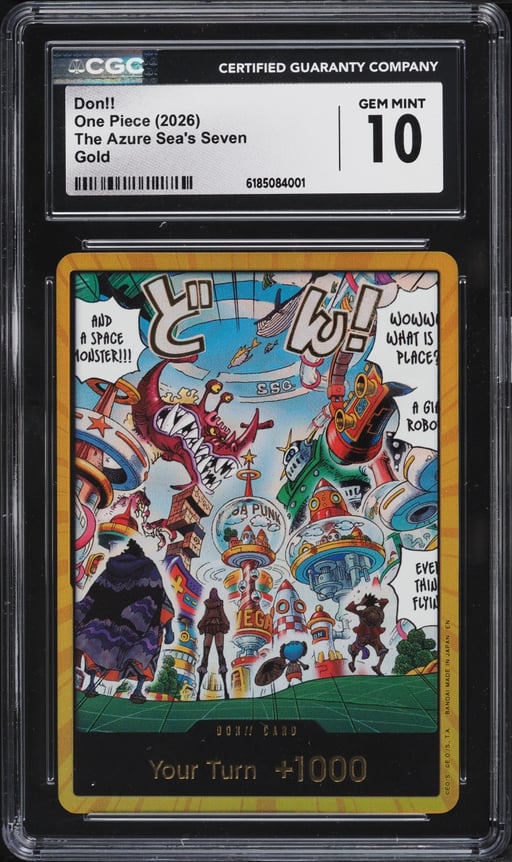 2026 One Piece The Azure Sea's Seven Gold Don!! CGC 10 GEM MINT