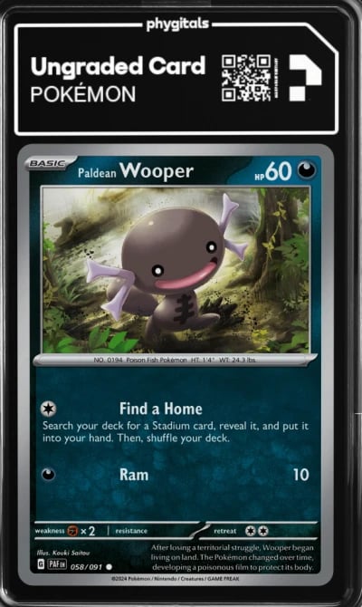 2024 Paldean Wooper Paldean Fates #058