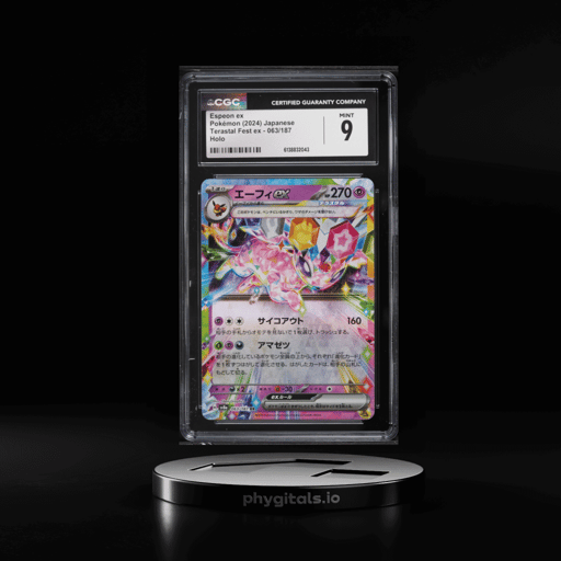 2024 Pokemon Japanese Scarlet & Violet Terastal Fest Ex Holo Espeon EX #63 CGC 9 MINT