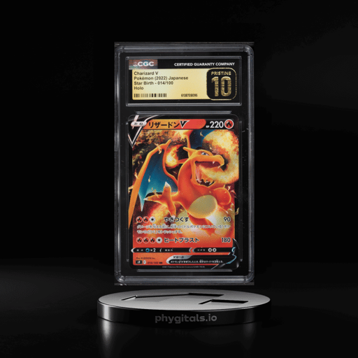 2022 Pokemon Japanese Sword & Shield Star Birth Holo Charizard V #14 CGC 10 PRISTINE