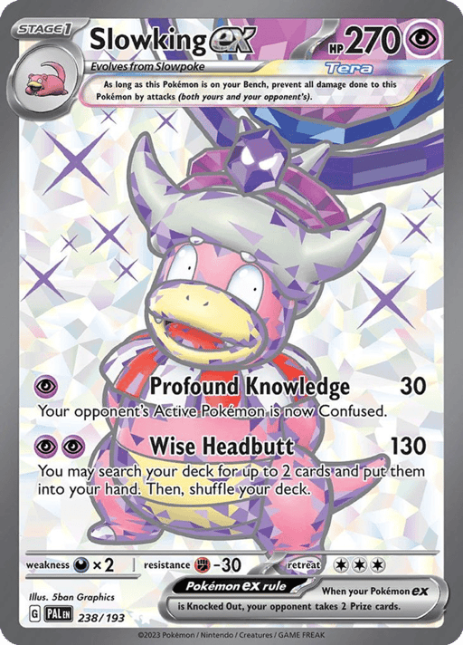2023 Slowking ex #238 Paldea Evolved