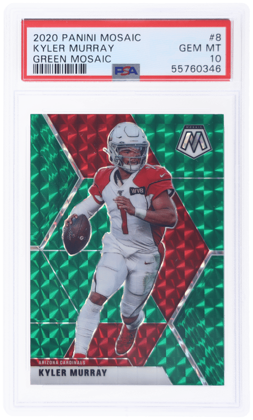 2020 Panini Mosaic Green Mosaic Kyler Murray #8 PSA 10