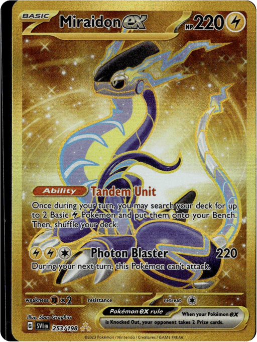 2023 Miraidon ex #253 Scarlet & Violet