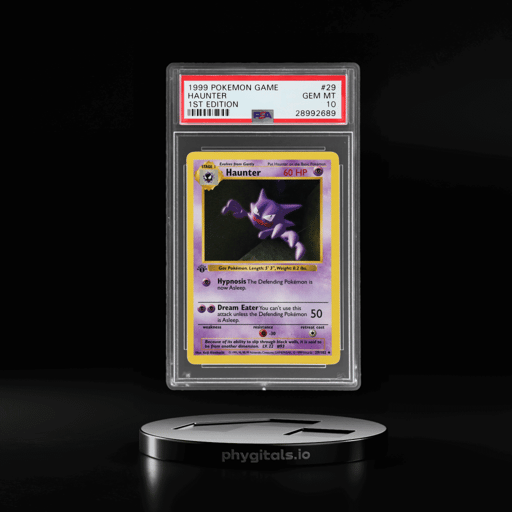 1999 Pokemon Base Set 1st Edition Haunter #29 PSA 10