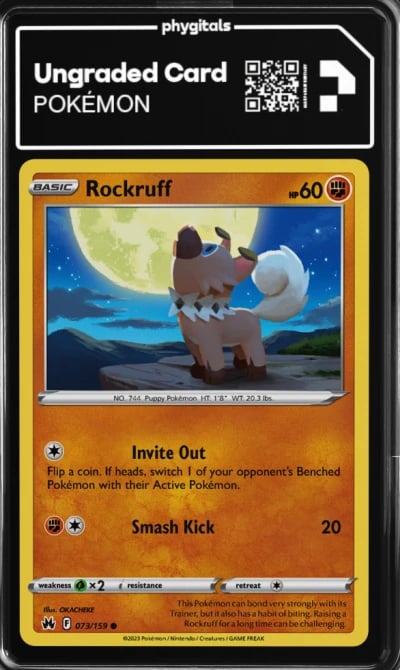2023 Rockruff Crown Zenith #073