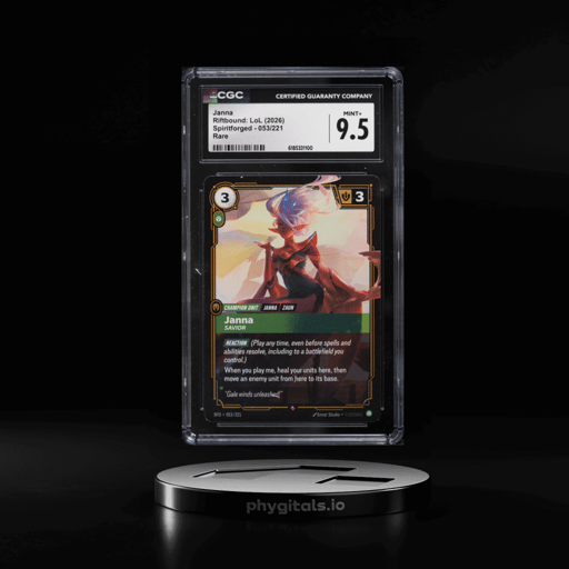 2026 Riftbound League Of Legends Spiritforged Janna #053 CGC 9.5 MINT+