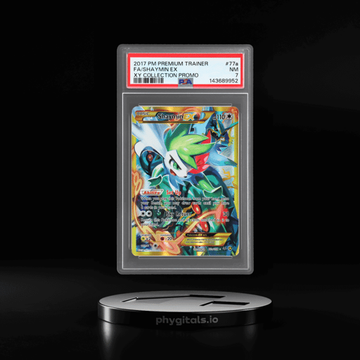 2017 Roaring Skies English Alt. Art Premium Trainer's XY Collection Shaymin Ex #77a PSA 7