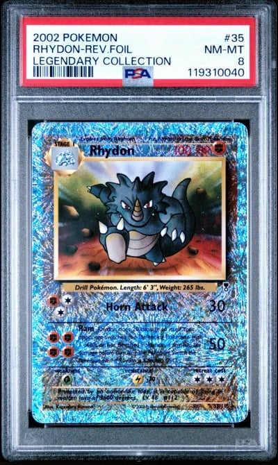 2002 POKEMON LEGEND COLL #35 RHY