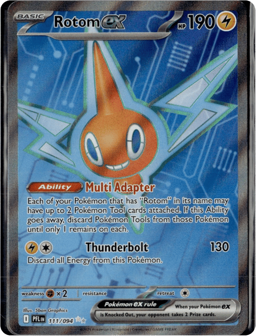 2025 Rotom ex #111 Phantasmal Flames