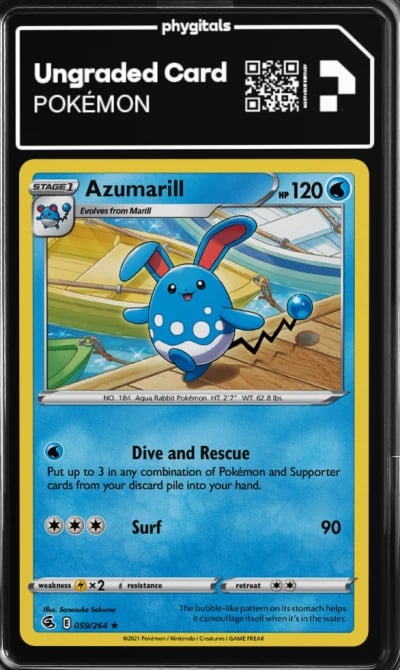 2021 Azumarill Fusion Strike #059