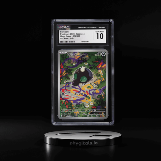 2025 Pokemon Japanese Scarlet & Violet Mega Brave AR Shroodle #72 CGC 10 GEM MINT