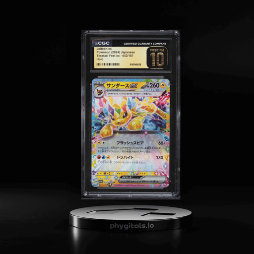 2024 Pokemon Japanese Scarlet & Violet Terastal Fest Ex Holo Jolteon EX #52 CGC 10 PRISTINE
