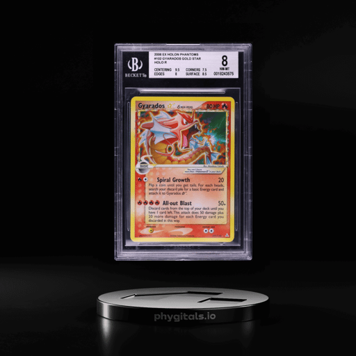 2006 Pokemon EX Holon Phantoms Holo Gyarados Gold Star #102 BGS 8 NM-MT