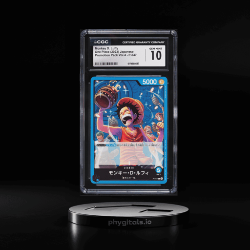 2023 One Piece Japanese Promo Pack Vol.4 Monkey D. Luffy #P-047 CGC 10 GEM MINT