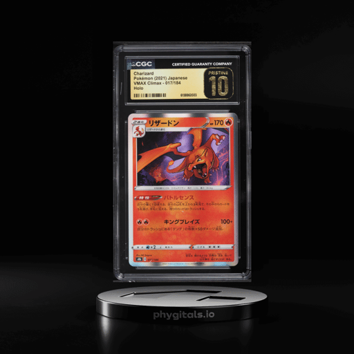 2021 Pokemon Japanese Sword & Shield VMAX Climax Holo Charizard #17 CGC 10 PRISTINE
