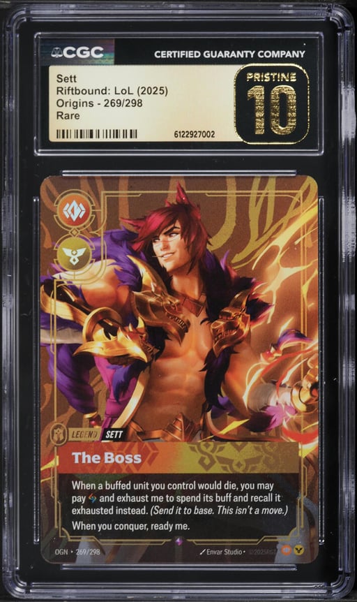 2025 Riftbound League Of Legends LoL Origins Sett #269 CGC 10 PRISTINE