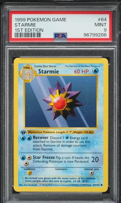 1999 Pokemon Base Set Shadowless