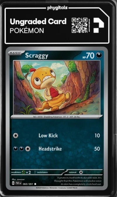 2024 Scraggy Paldean Fates #060
