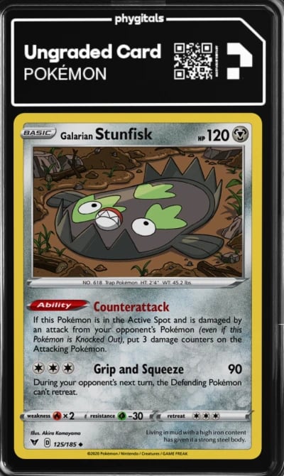 2020 Galarian Stunfisk Vivid Voltage #125