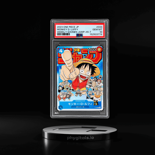2023 One Piece Promo Japanese Weekly Shonen Jump Monkey D. Luffy #P-033 PSA 10