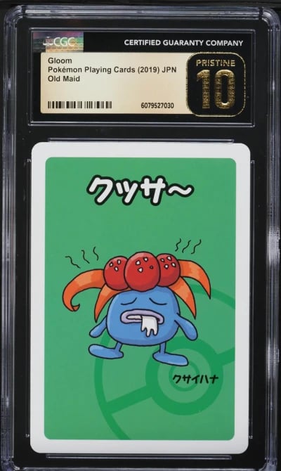 2019 Pokemon Japanese Playing Cards Old Maid Gloom CGC 10 PRISTINE