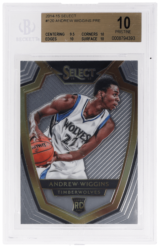 2014 Panini Select Andrew Wiggins #120 BGS 10