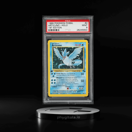 1999 Pokemon Fossil 1st Edition Holo Articuno #2 PSA 9 MINT