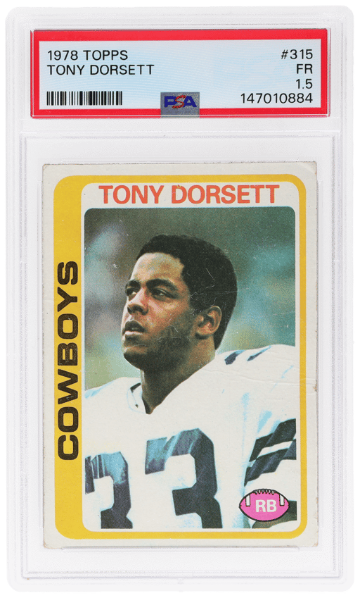 1978 Topps Tony Dorsett #315 PSA 1.5