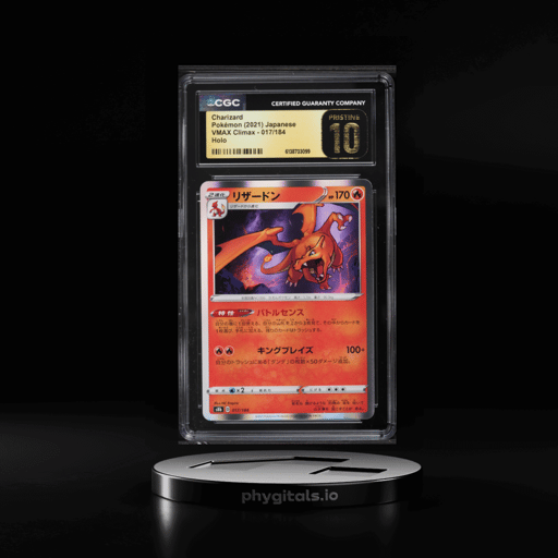 2021 Pokemon Japanese Sword & Shield VMAX Climax Holo Charizard #17 CGC 10 PRISTINE