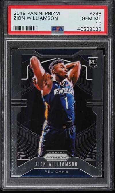 2019 Panini Prizm Zion Williamso