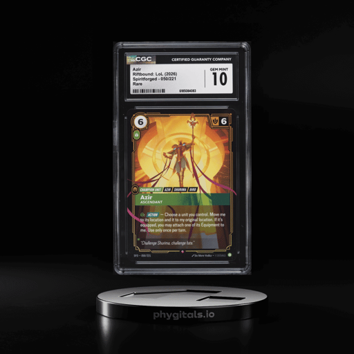 2026 Riftbound League Of Legends LoL Spiritforged Azir #050 CGC 10 GEM MINT