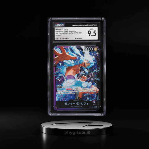 2025 One Piece Japanese Starter Deck Purple Black Leader Monkey D. Luffy #OP09 CGC 9.5 MINT+