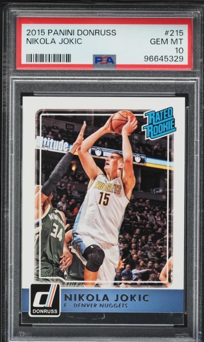 2015 Donruss Basketball Nikola Jokic ROOKIE #215 PSA 10 GEM MINT