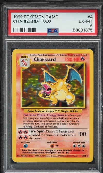 1999 Pokemon Base Set Holo Chari