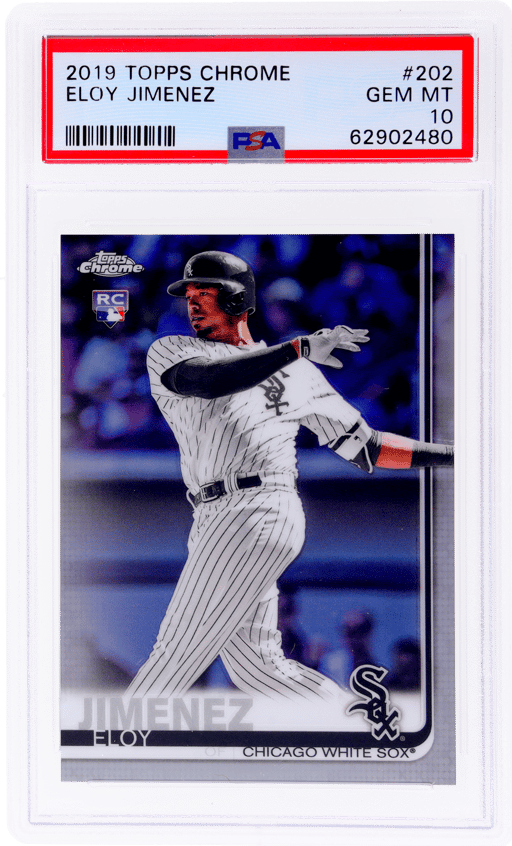 2019 Topps Chrome Eloy Jimenez #202 PSA 10
