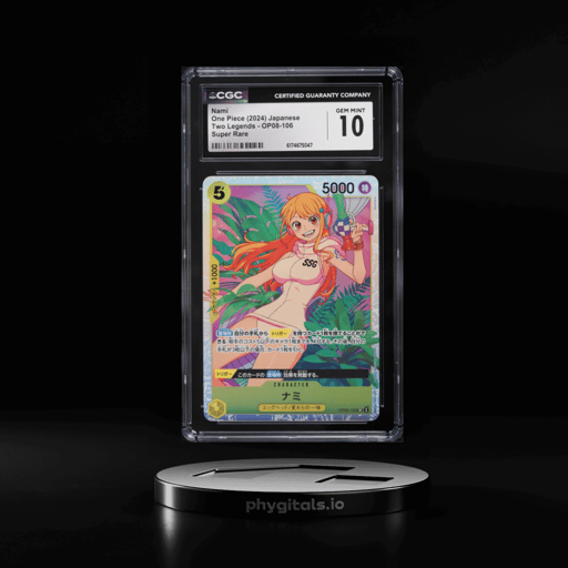 2024 One Piece Japanese Two Legends SR Nami #OP08-106 CGC 10 GEM MINT