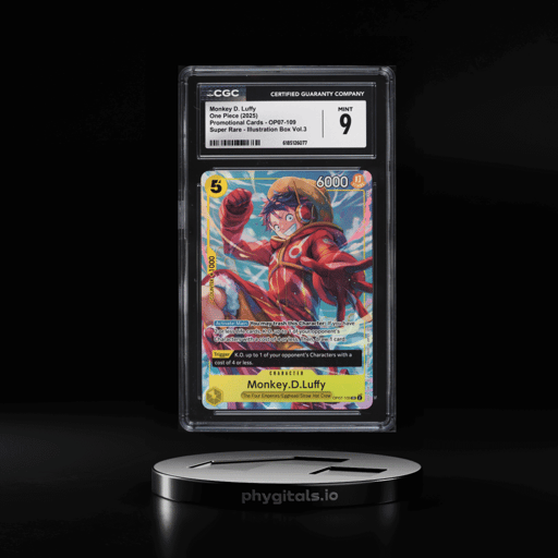 2025 One Piece Promo Illustration Box Vol. 3 Super Rare Monkey D. Luffy #OP07-109 CGC 9 MINT