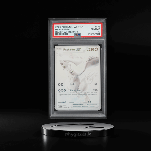 2025 Pokemon Scarlet & Violet White Flare BWR Reshiram ex #173 PSA 10 GEM MINT