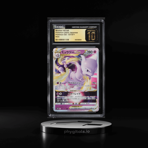 2022 Pokemon Japanese Sword & Shield GO Mewtwo VSTAR #31 CGC 10 PRISTINE