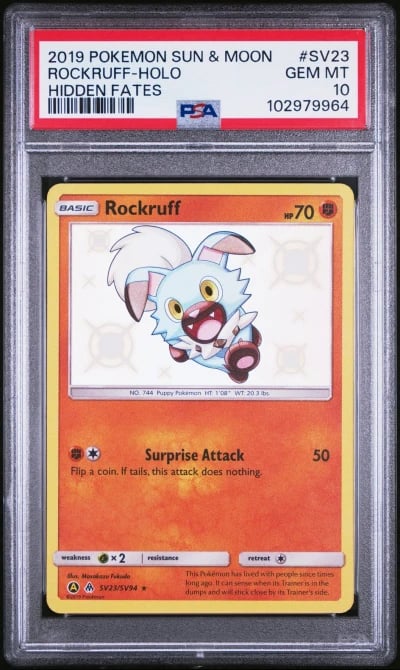 2019 POKEMON SUN & MOON HIDDEN F